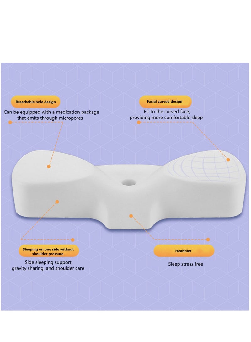 Memory Foam Pillows Neck Pillow Bed Pillow for Sleeping Ergonomic Cervical Pillow Orthopedic Contour Pillow for Side Back Stomach Sleeper