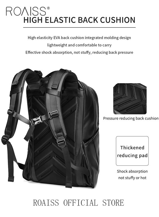 Unisex Multifunctional Ergonomic Backpack with Comfortable Back Padding Large Capacity Multiple Compartments Scientific Partitioning Ideal for Short Trips Business Duffel Bags with Adjustable Straps