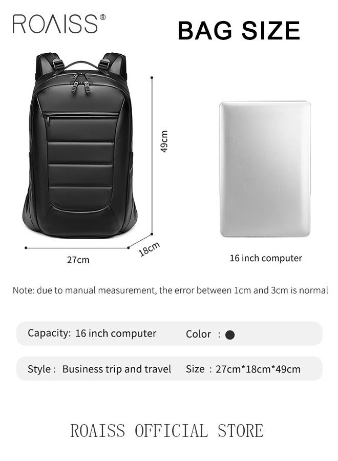 Unisex Multifunctional Ergonomic Backpack with Comfortable Back Padding Large Capacity Multiple Compartments Scientific Partitioning Ideal for Short Trips Business Duffel Bags with Adjustable Straps