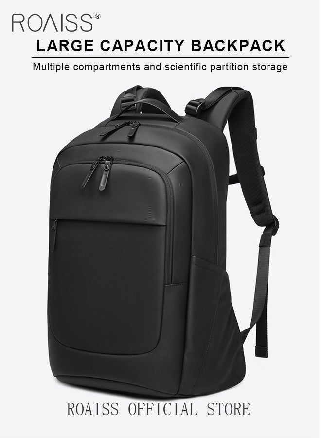 Unisex Multifunctional Backpack with Comfortable Back Padding Large Capacity Multiple Compartments Scientific Partitioning Ideal for Short Trips Business Duffel Bags with Trolley Case Fixing Strap