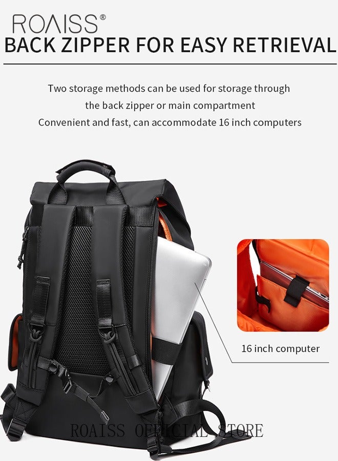 Unisex Multifunctional Ergonomic Backpack with Comfortable Back Padding Large Capacity Multiple Compartments Scientific Partitioning Ideal for Short Trips Business Duffel Bags with Adjustable Straps