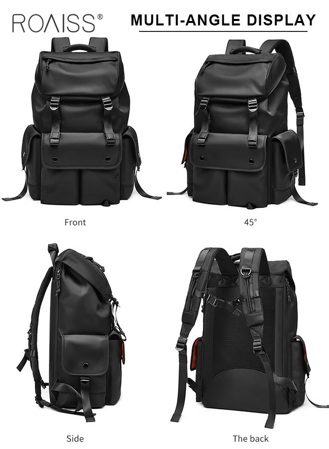 Unisex Multifunctional Ergonomic Backpack with Comfortable Back Padding Large Capacity Multiple Compartments Scientific Partitioning Ideal for Short Trips Business Duffel Bags with Adjustable Straps