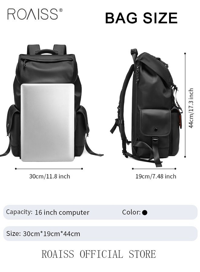 Unisex Multifunctional Ergonomic Backpack with Comfortable Back Padding Large Capacity Multiple Compartments Scientific Partitioning Ideal for Short Trips Business Duffel Bags with Adjustable Straps