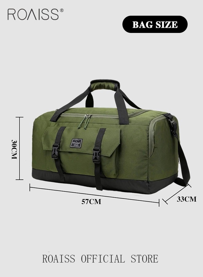 Large Capacity Outdoor Travel Bag Portable Suit Garment Storage Bag Foldable Business Luggage Bag with Multifunctional Organizer Suitable for Carrying and Storing Travel Essentials