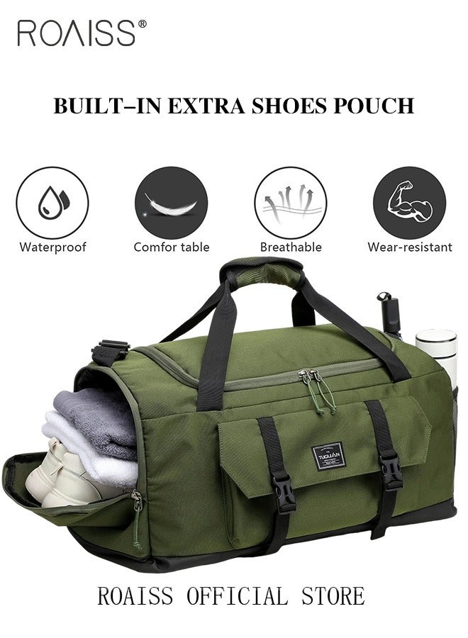 Large Capacity Outdoor Travel Bag Portable Suit Garment Storage Bag Foldable Business Luggage Bag with Multifunctional Organizer Suitable for Carrying and Storing Travel Essentials