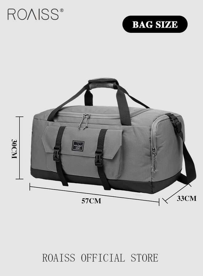 Large Capacity Outdoor Travel Bag Portable Suit Garment Storage Bag Foldable Business Luggage Bag with Multifunctional Organizer Suitable for Carrying and Storing Travel Essentials