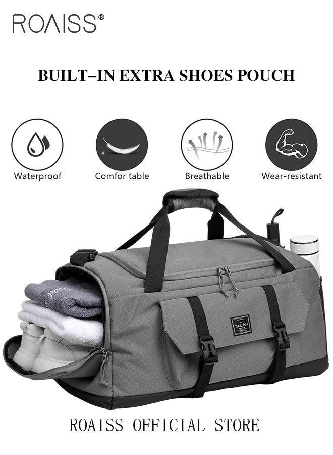 Large Capacity Outdoor Travel Bag Portable Suit Garment Storage Bag Foldable Business Luggage Bag with Multifunctional Organizer Suitable for Carrying and Storing Travel Essentials