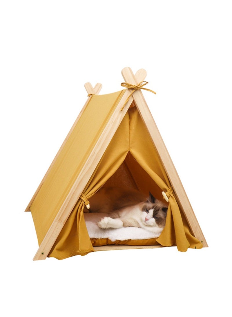 Pet nest, Portable Pet Tents for Small Dogs or Cats, Puppy Sweet Bed Washable Dog or Cat Houses with Cushion