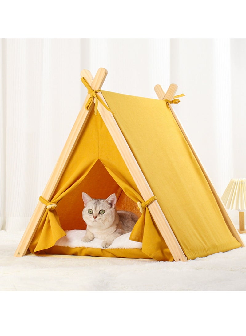 Pet nest, Portable Pet Tents for Small Dogs or Cats, Puppy Sweet Bed Washable Dog or Cat Houses with Cushion