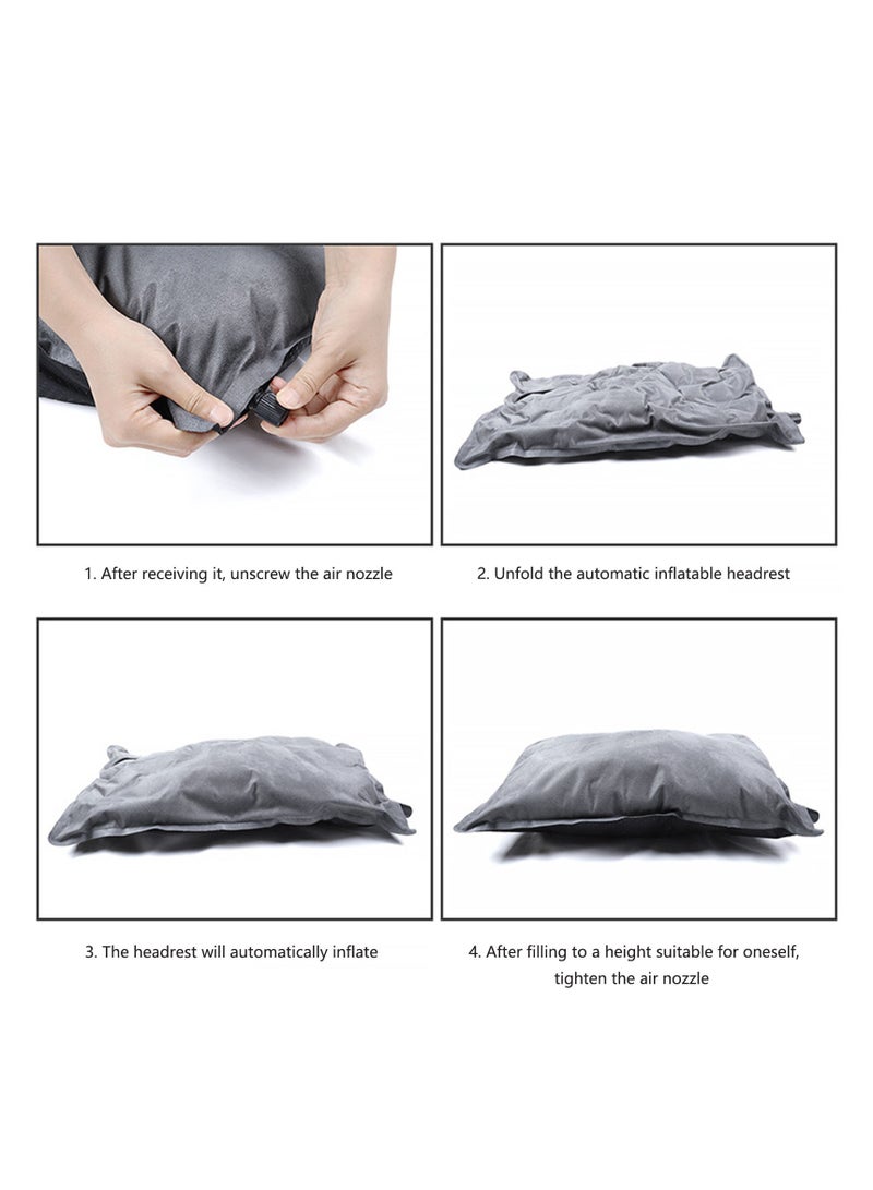 Inflatable Camping Pillow, Ultralight Inflating Pillow, Camping &Beach Travel Pillow, Ultra-light Camping Pillow for Adults & Kids