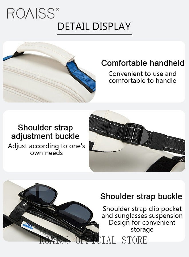 Unisex Multifunctional Ergonomic Backpack with Comfortable Back Padding Large Capacity Multiple Compartments Scientific Partitioning Ideal for Short Trips Business Duffel Bags with Adjustable Straps