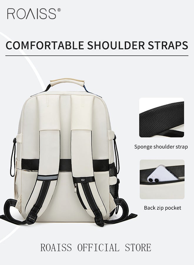 Unisex Multifunctional Ergonomic Backpack with Comfortable Back Padding Large Capacity Multiple Compartments Scientific Partitioning Ideal for Short Trips Business Duffel Bags with Adjustable Straps