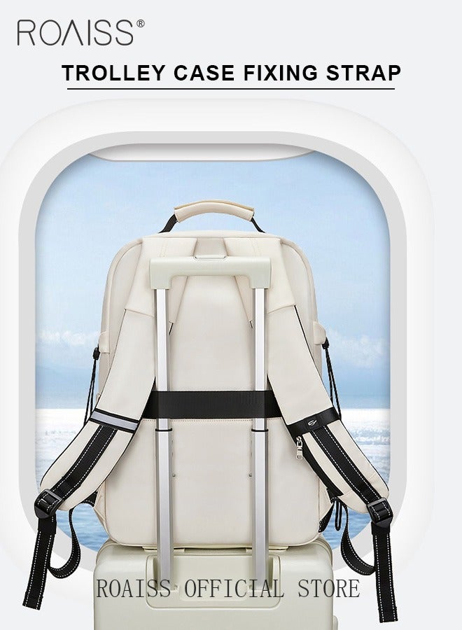 Unisex Multifunctional Ergonomic Backpack with Comfortable Back Padding Large Capacity Multiple Compartments Scientific Partitioning Ideal for Short Trips Business Duffel Bags with Adjustable Straps