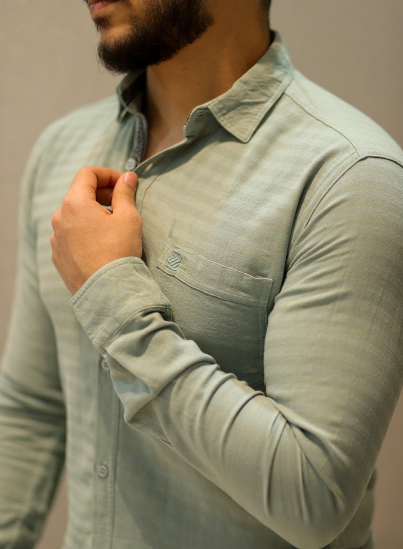 Patterned Men's Casual Shirt