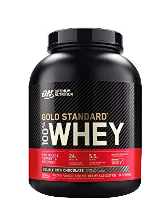 Gold Standard 100 Percent Whey Protein - Double Rich Chocolate - 2.27 Kilogram