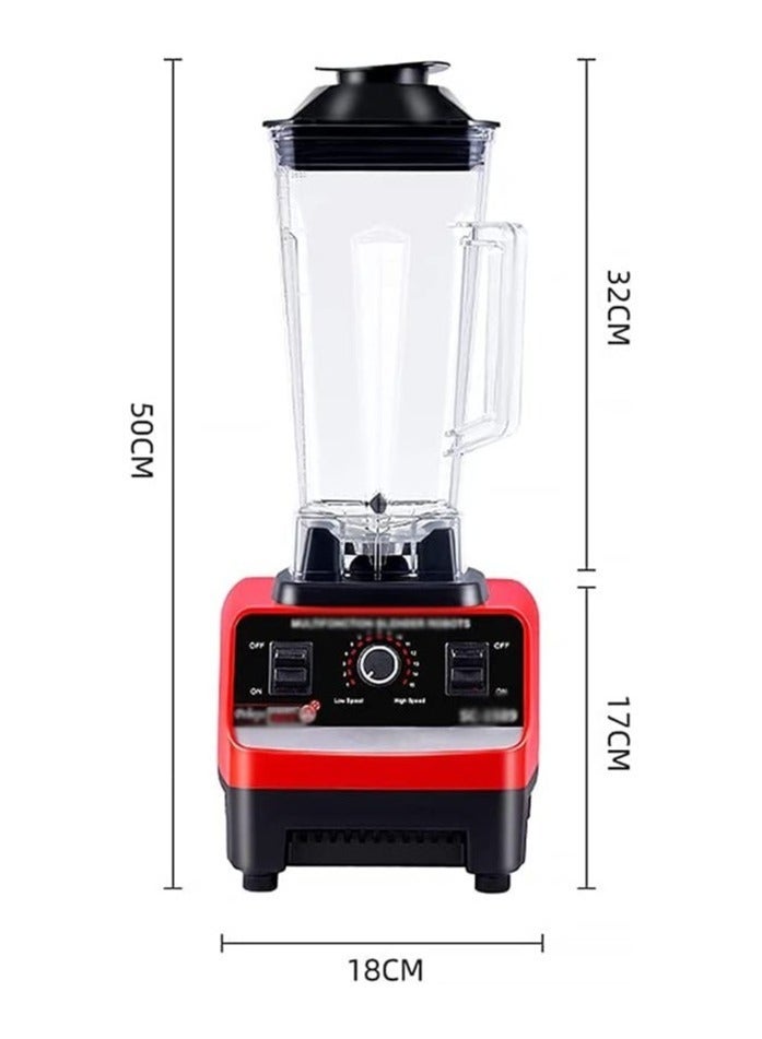 2.5L 4500W Blender Professional Heavy Duty Commercial Mixer Juicer Speed Grinder Ice Smoothies Coffee Maker
