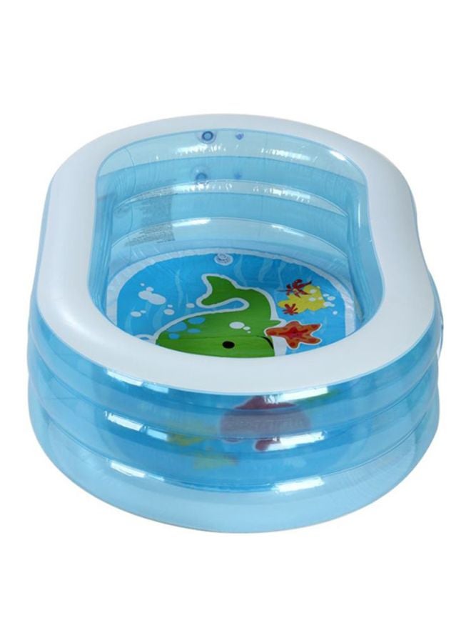 Oval Whale Inflatable Swimming Pool