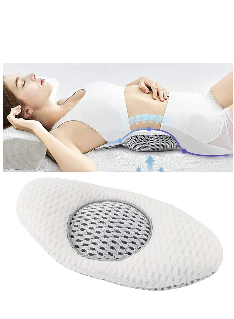 Pillow for Sleeping,for Lower Back Pain Relief and Sciatic Nerve Pain,Adjustable Height 3D Lower Back Support Pillow Waist,Pregnancy Pillows Waist Support,for Side Sleepers