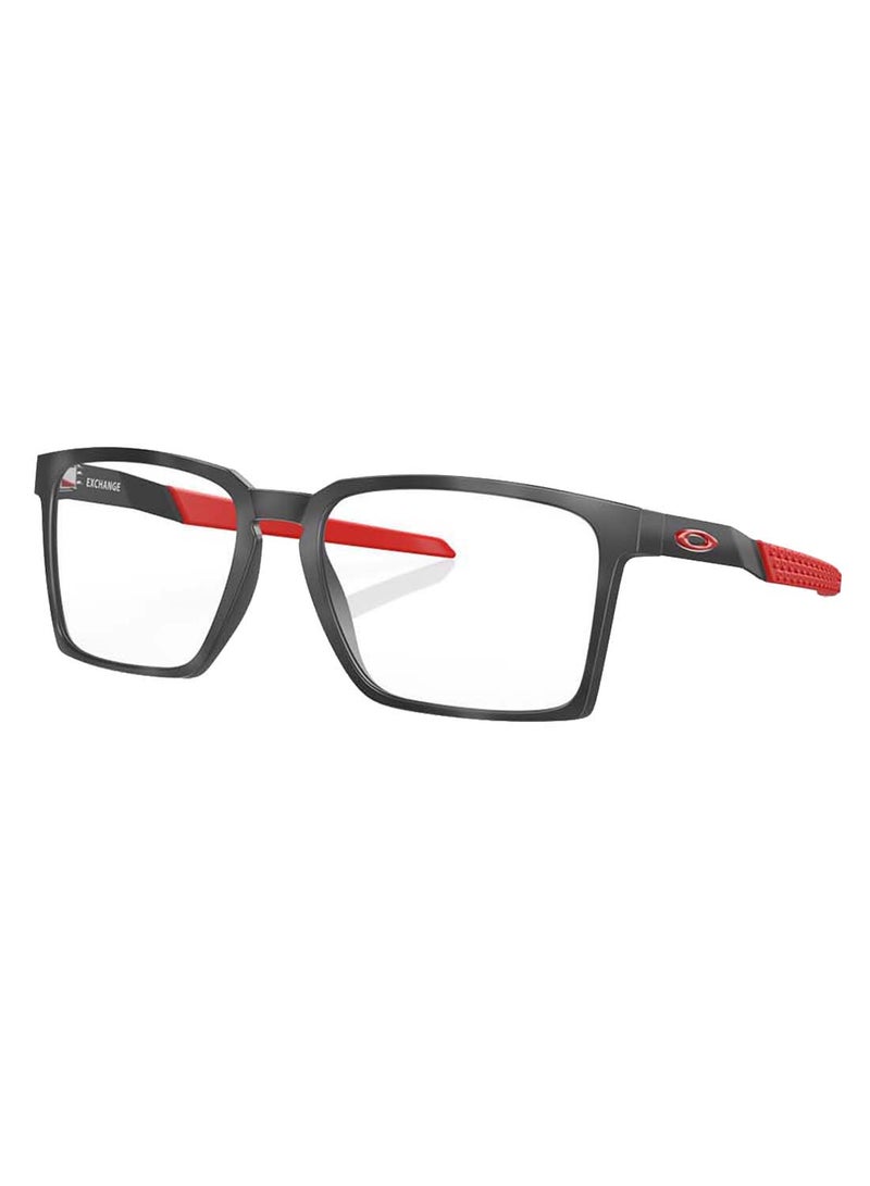 Men's Rectangular Shape Eyeglass Frames OX8055 805504 54 - Lens Size: 54 Mm