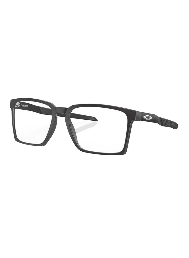 Men's Rectangular Shape Eyeglass Frames OX 8055 0154 54 - Lens Size: 54 Mm