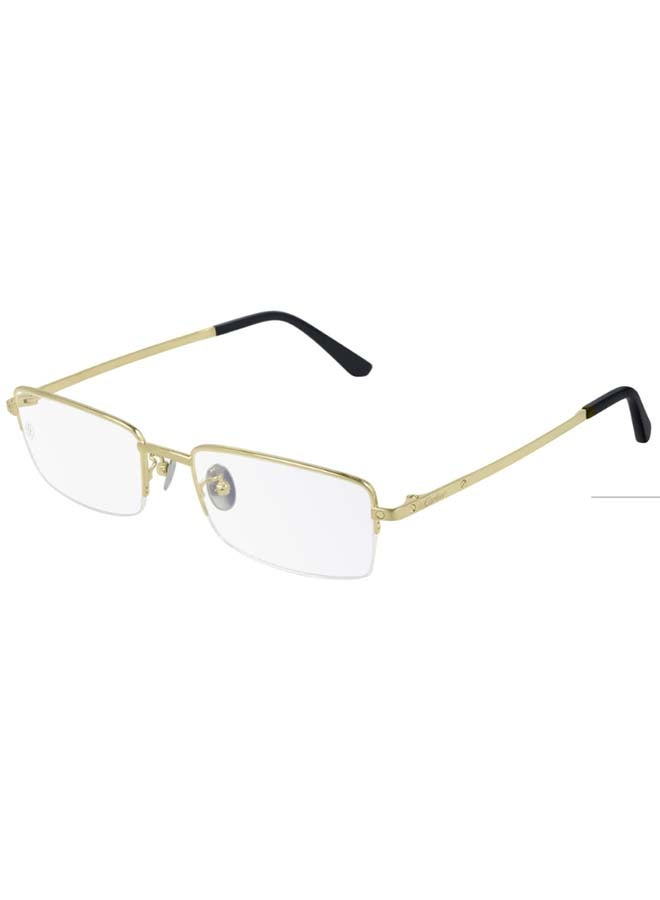 Unisex Rectangular Shape Eyeglass Frames CT0255O 001 54 - Lens Size: 51 millimeter