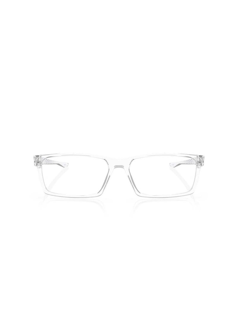 Men's Rectangular Shape Eyeglass Frames OX8060 806003 57 - Lens Size: 57 Mm