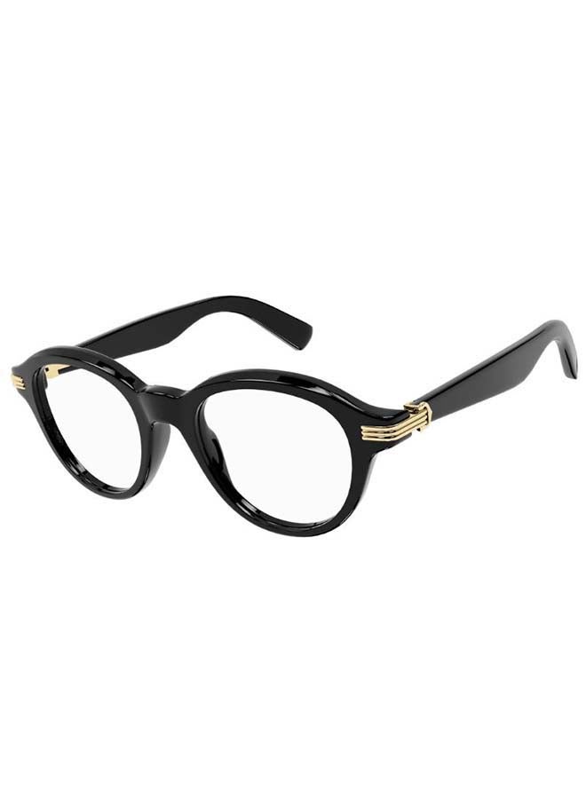 Men's Round Shape Eyeglass Frames CT0419O 001 51 - Lens Size: 51 millimeter