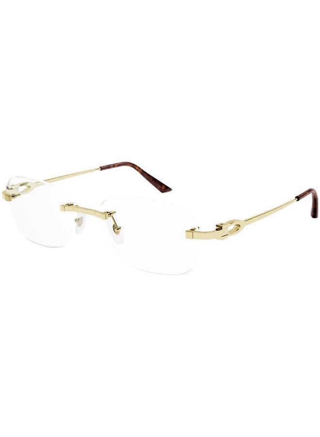 Men's Rectangular Shape Eyeglass Frames CT0290O 001 53 - Lens Size: 53 millimeter