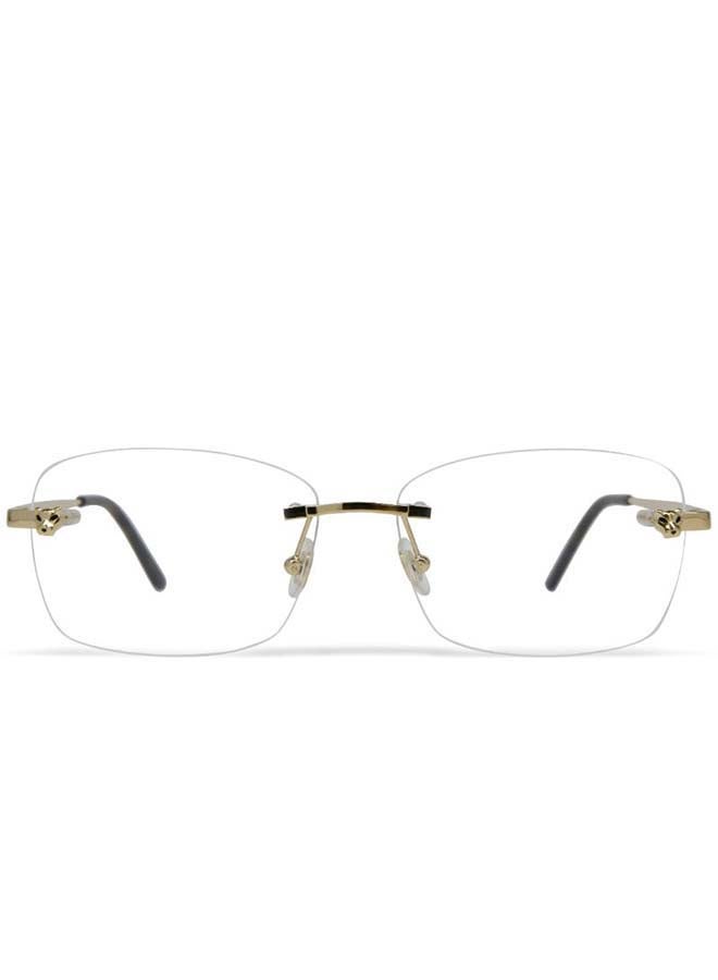 Unisex Rectangular Shape Eyeglass Frames CT0148O 001 56 - Lens Size: 56 millimeter