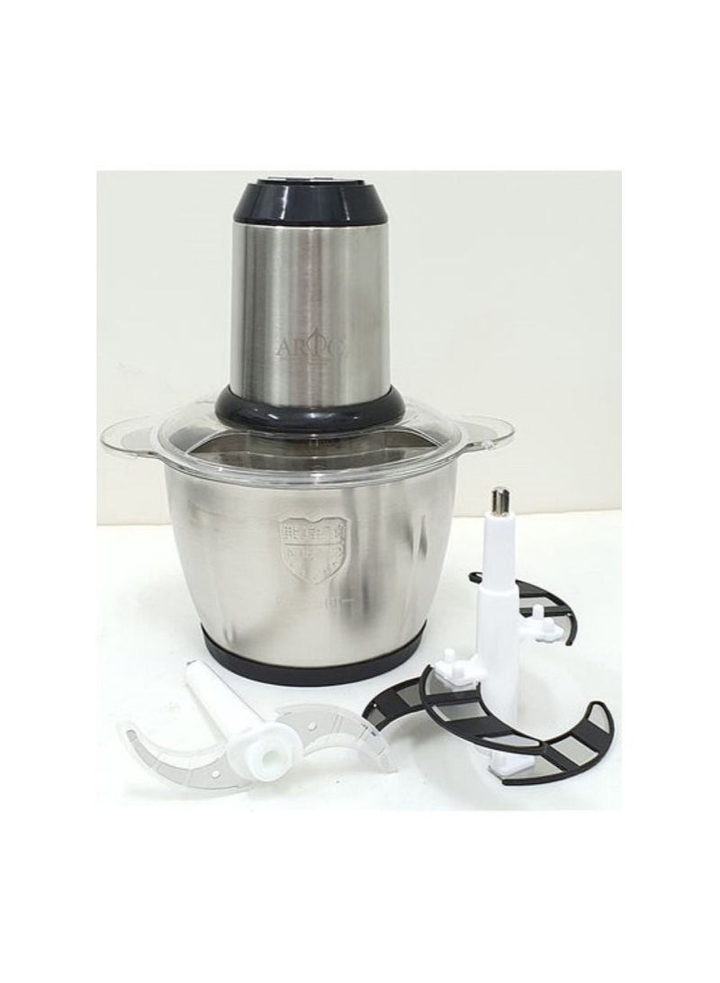 Electric Food Chopper 3 l 500 W ARTC-S6-8 Silver