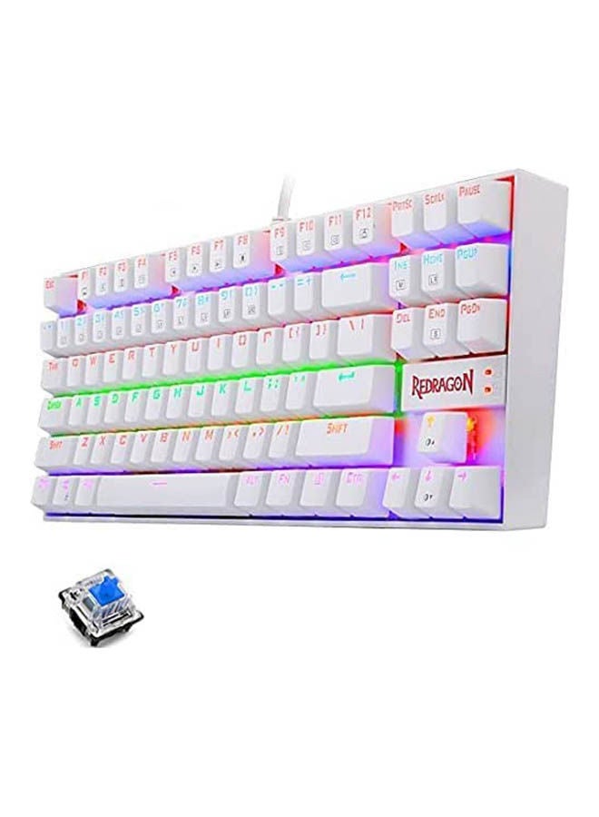K552 Rainbow Mechanical Gaming Keyboard Blue Switch 87 Key Tkl Design
