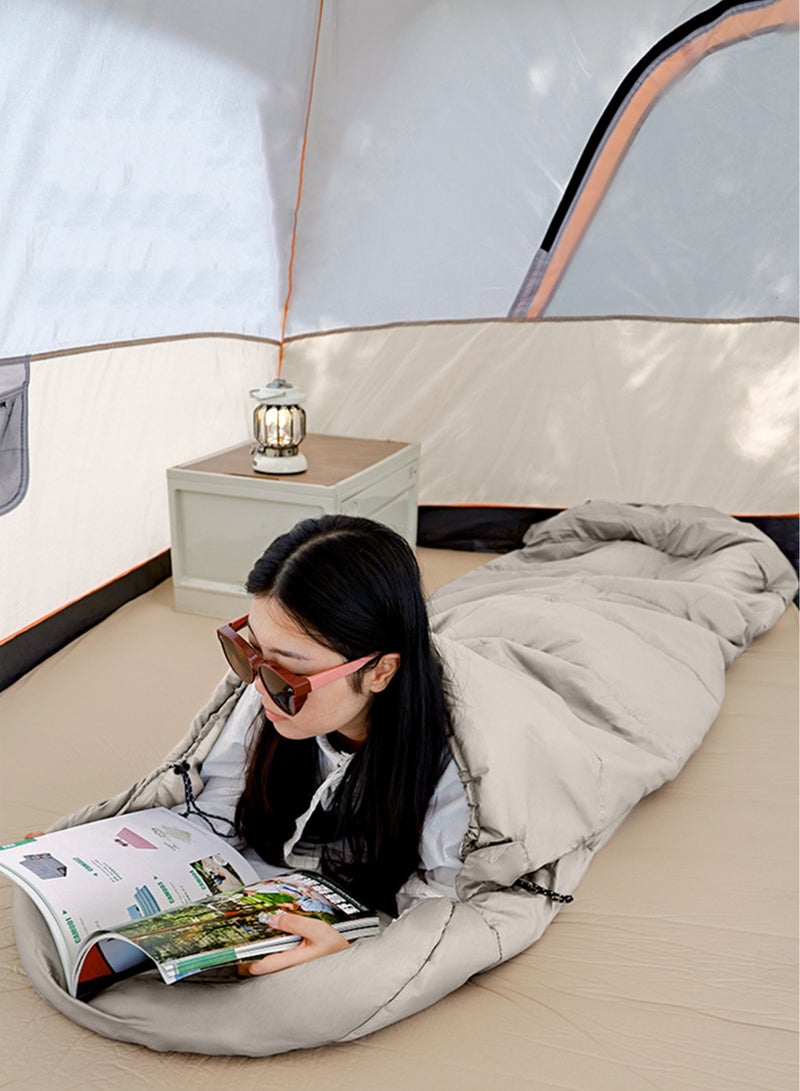 New Lightweight Portable Sleeping Bag Outdoor Camping Warm Envelope Sleeping Bag Machine Washable