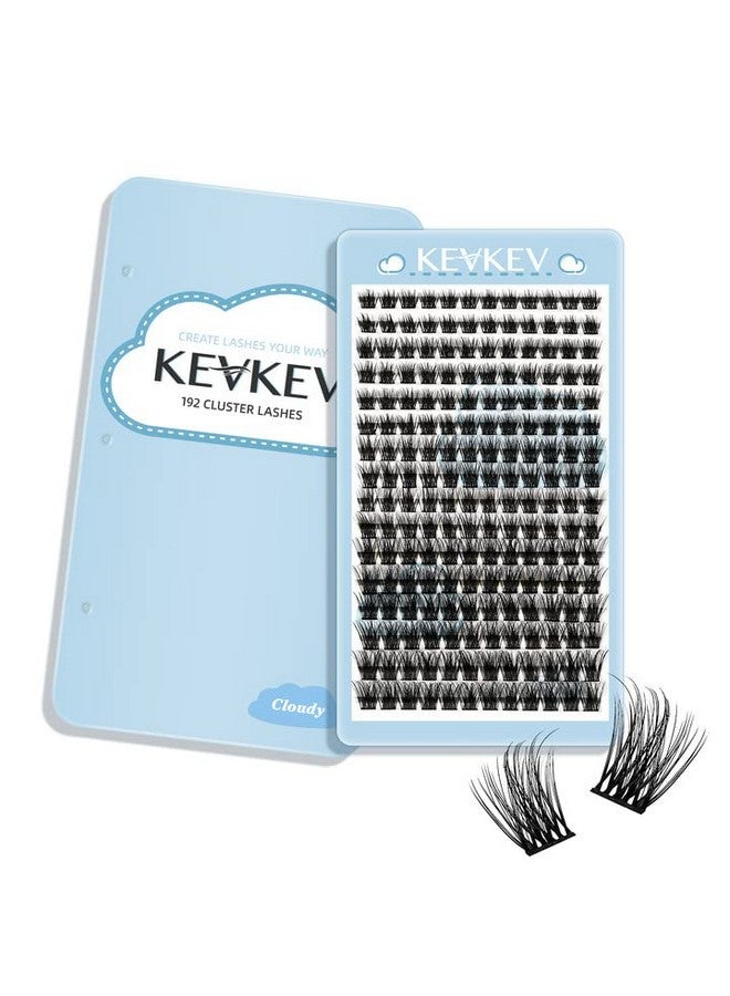 Lash Clusters 192 Pcs Cluster Lashes Diy Lash Extension At Home Eyelash Clusters(Cloudy D1018Mix)