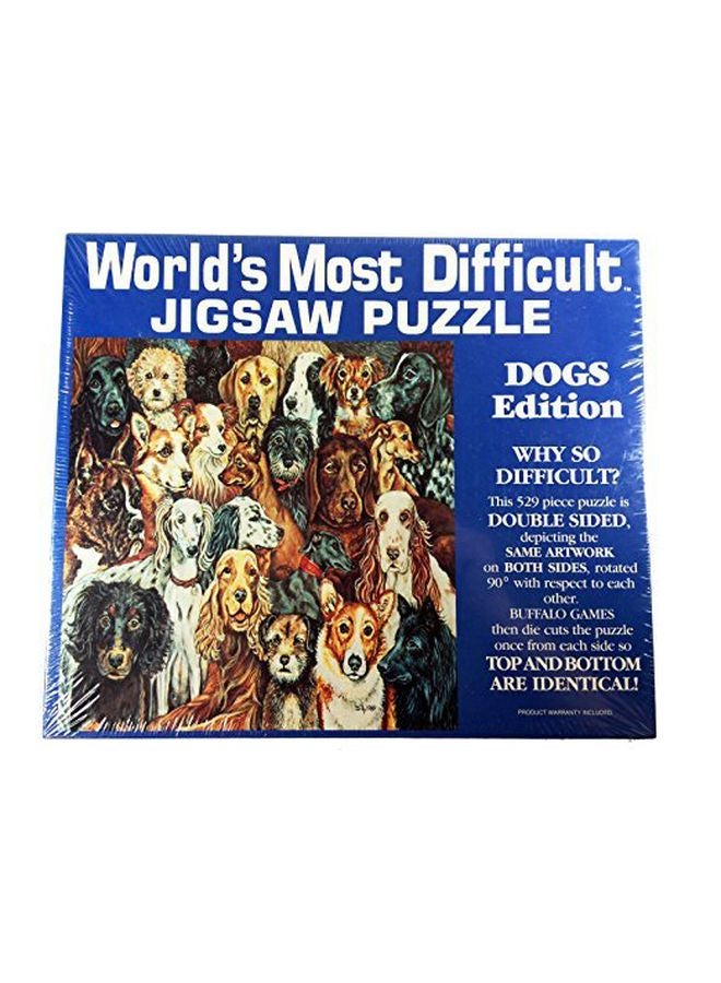 529-Piece Worlds Most Difficult Puzzle Dogs Edition