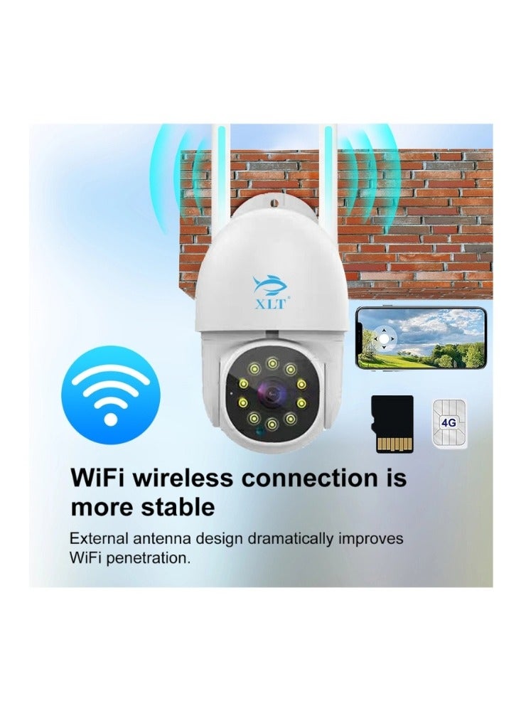 4G SIM Card  Camera HD 1080P Outdoor/Indoor Wireless WiFi IP Camera.