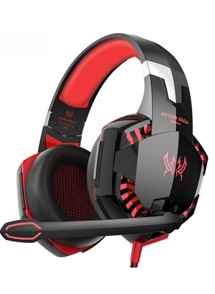 KOTION EACH Over-Ear Gaming Wired Headphones For PS4PS5XOneXSeriesNSwitchPC