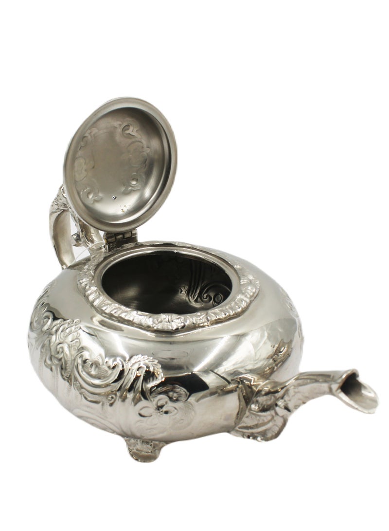 Moroccan Arabic Traditional Silver Plated Tea Pot 14 X 29 cm