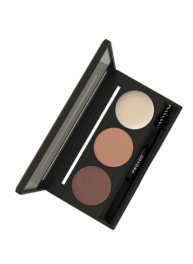 PROVOC BROW PALETTE 01 Light Brown