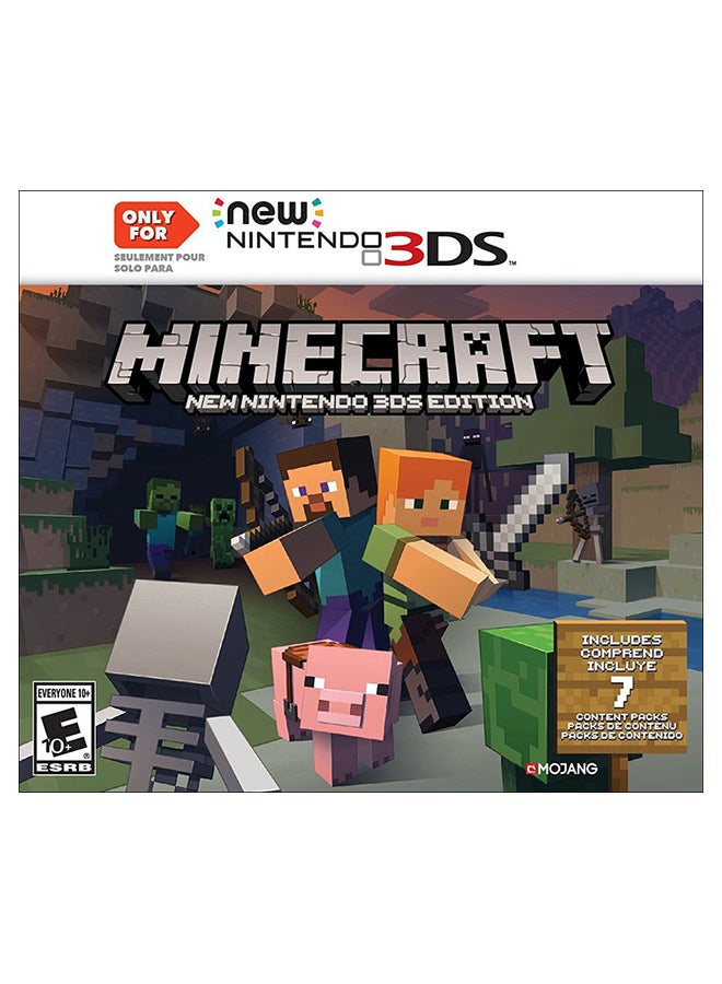 Minecraft - Nintendo 3DS - action_shooter - nintendo_3ds