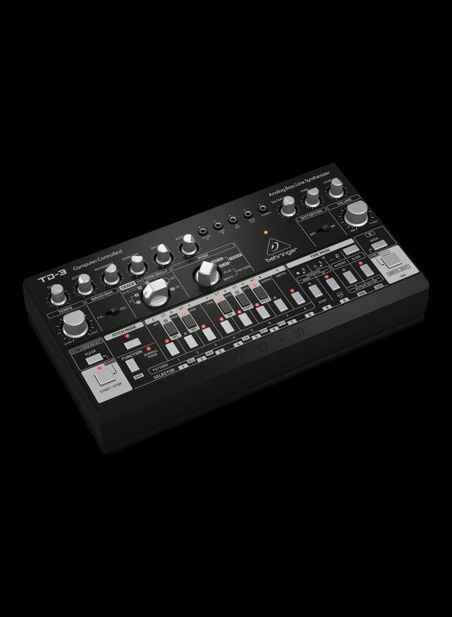 Analog Bass Line Synthesizer TD3BK Black