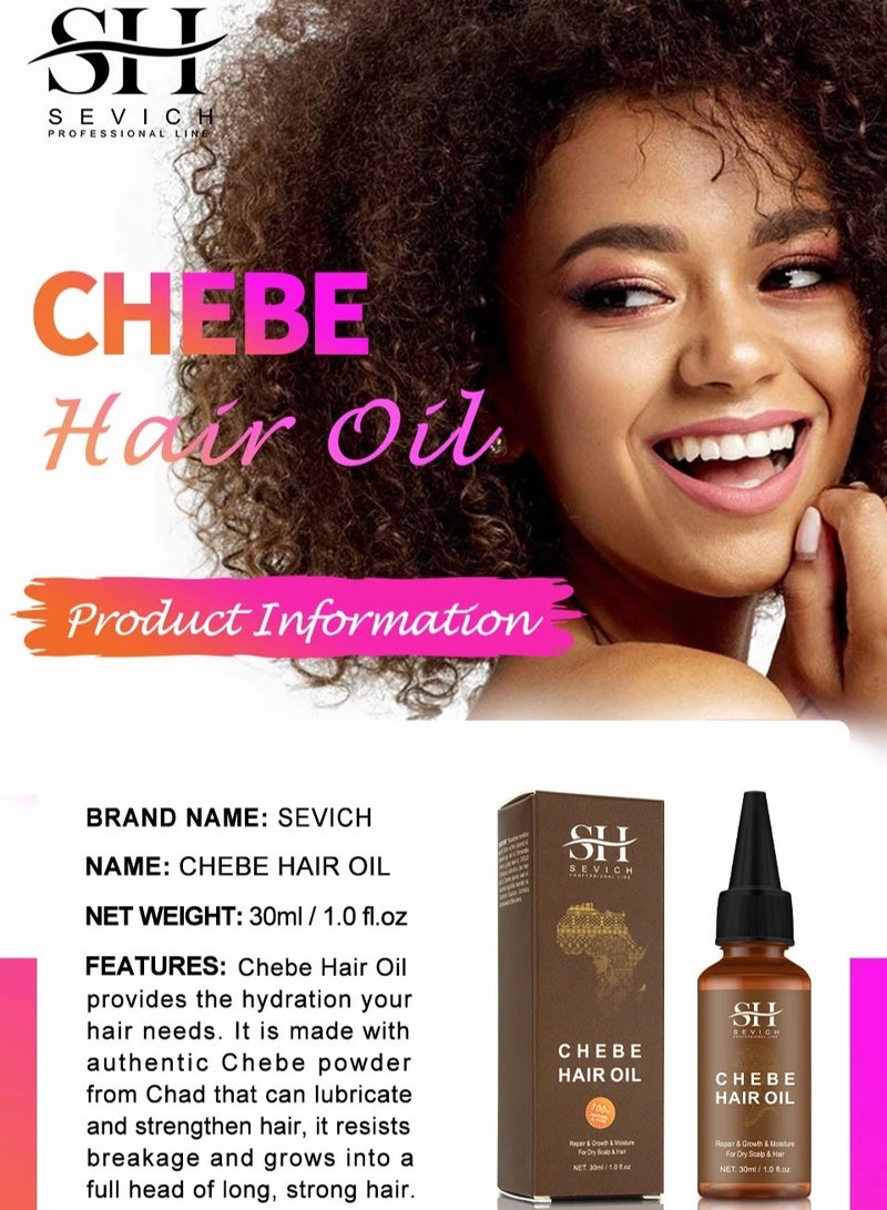 Natural Chebe Hair Spray, 100% Natural Hair Growth Spray, Anti Hair Loss Chebe Hair Serum, Chebe Traction Alopecia Thicken Oil Spray To Mosturize And Repair Damaged Hair, (Hair Butter+Hair Spray)