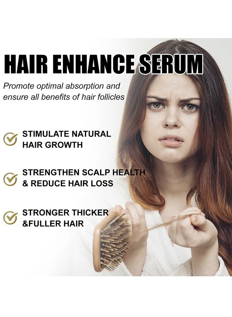 Hair Growth Serum, Pure Natural 30ml Hair Enhance  Oil, Rosemary Essential Oil For Shiny Hair, Anti Fall Nourishing Hair Oil For Thinning And Damaged Hair, (30ml)