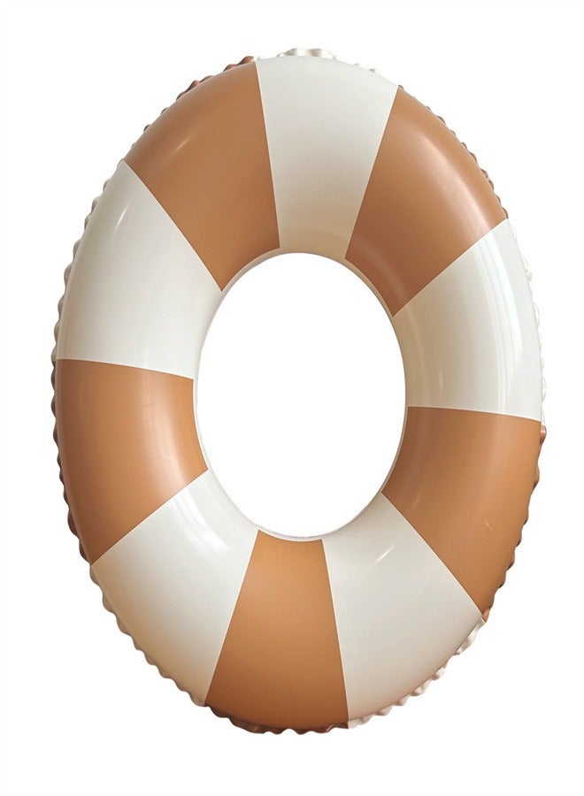 Children's  Striped Swimming Ring Brown