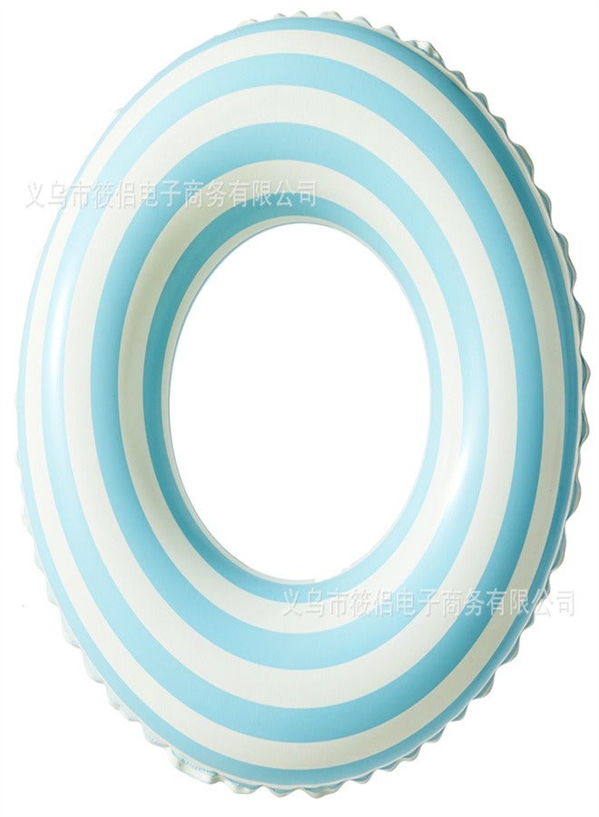 Children's  Striped  Swimming Ring Blue