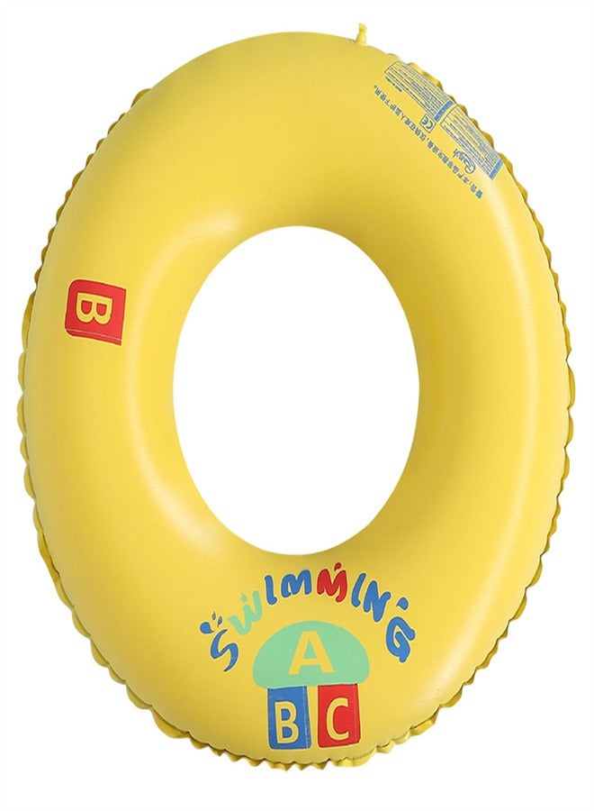 Children's Striped Swimming Ring yellow