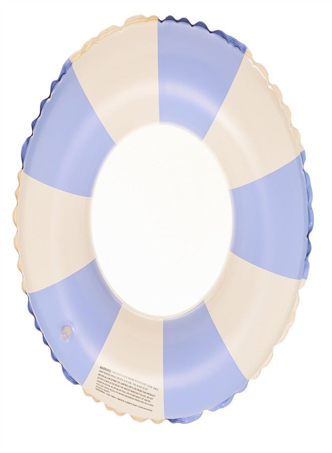 Children's Striped Swimming Ring  Blue