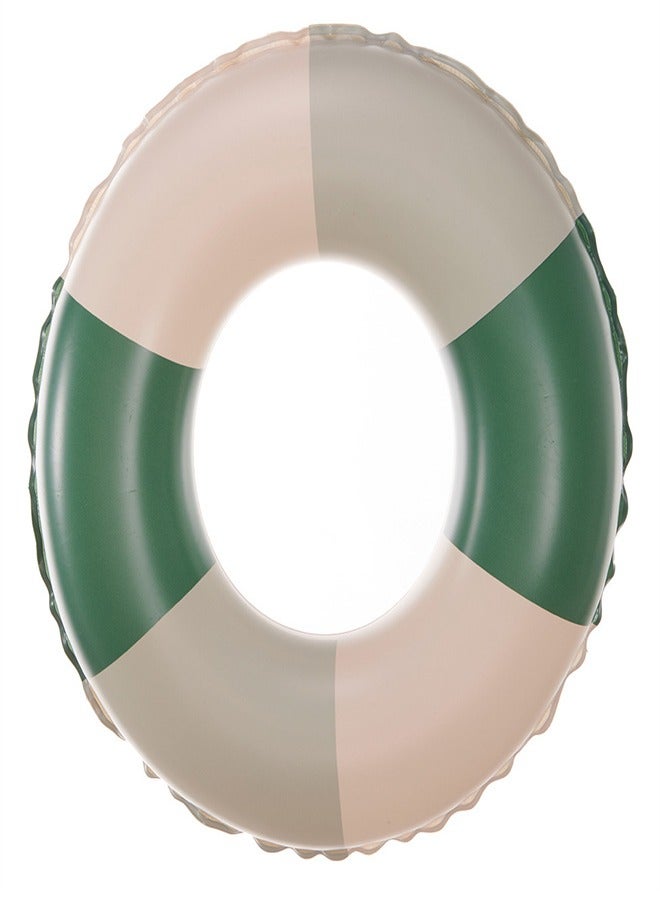 Children's Striped Swimming Ring Green