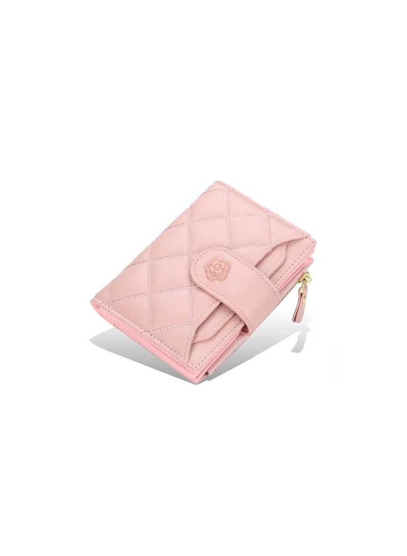 Leather Wallet Pink
