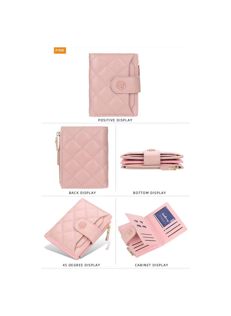 Leather Wallet Pink