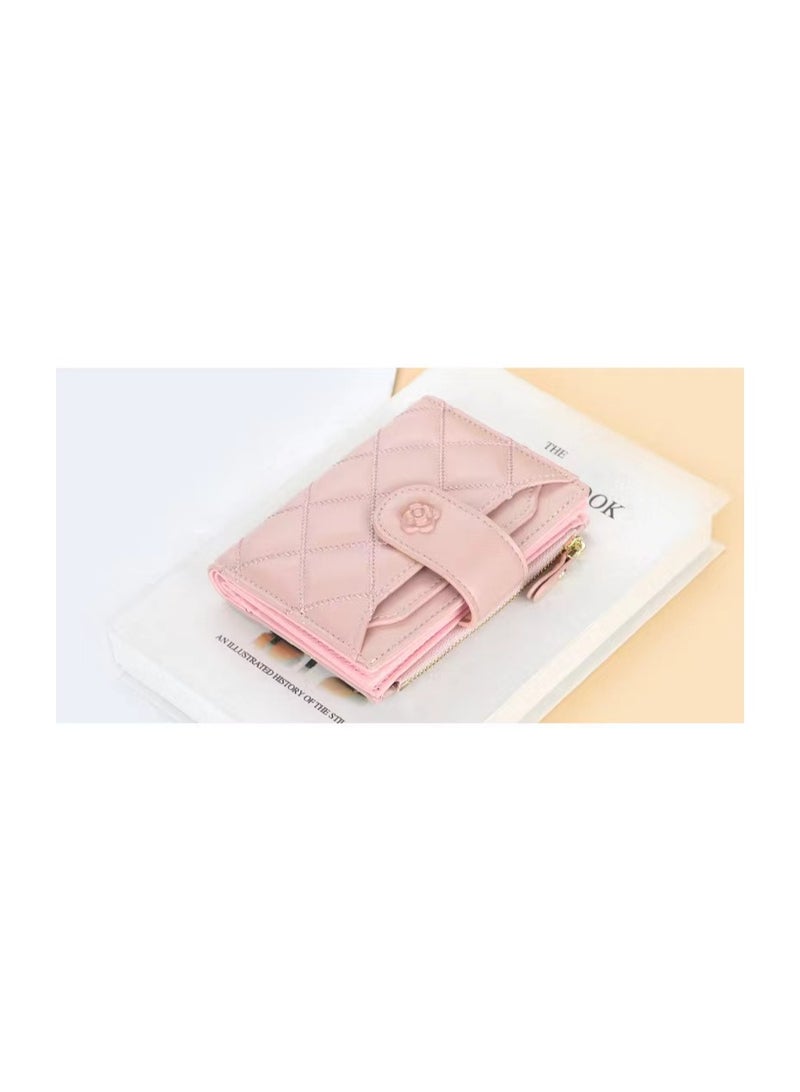 Leather Wallet Pink